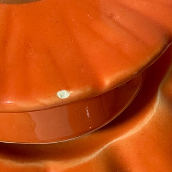 Vintage 90's Pumpkin Tea Pot Creamer Sugar Thanksgiving Decor Made in Taiwan - Picture 9 of 12